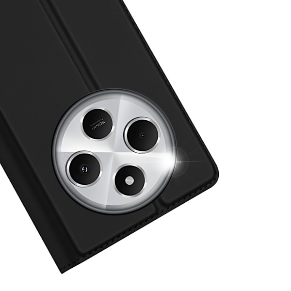 DUX DUCIS Skin Pro -sarjan kotelo korttipaikalla Xiaomi Redmi 14C - Musta Black