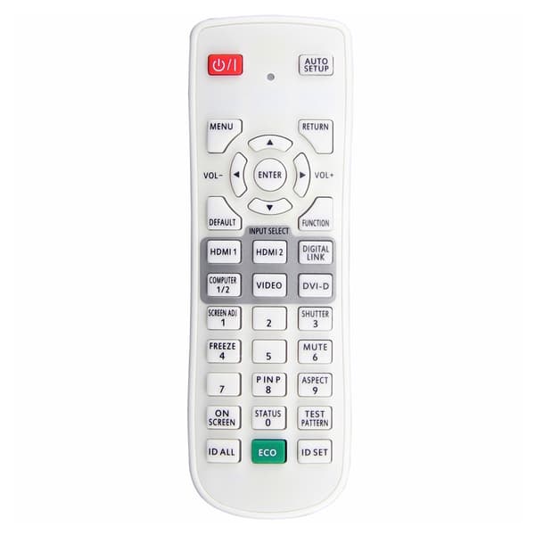 Fjernkontroll Erstatning N2QAYA000126 for Panasonic-projektor White