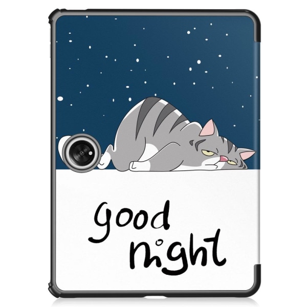 Trefoldet Stativ Tablettdeksel for OnePlus Pad - Katt Multicolor