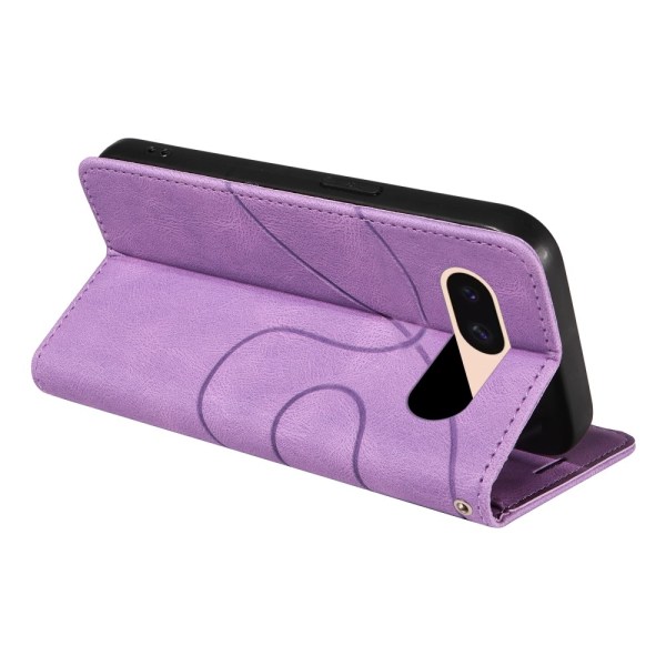 Til Google Pixel 8a KT-serie-1 dobbeltfarve Purple
