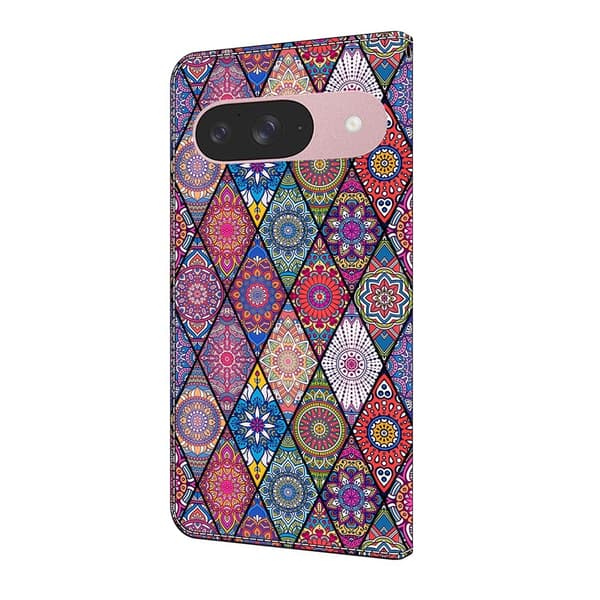 Puhelinkotelo lompakolla Google Pixel 10 Pro / 10 / 9 Pro / 9 - puhelimelle Multicolor