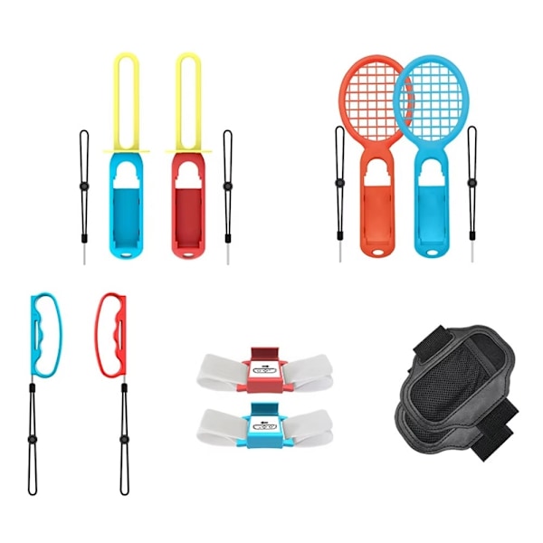Kompatibel med Nintendo Switch Sports Control Set Joy-Con-spilltilbehør Multicolor
