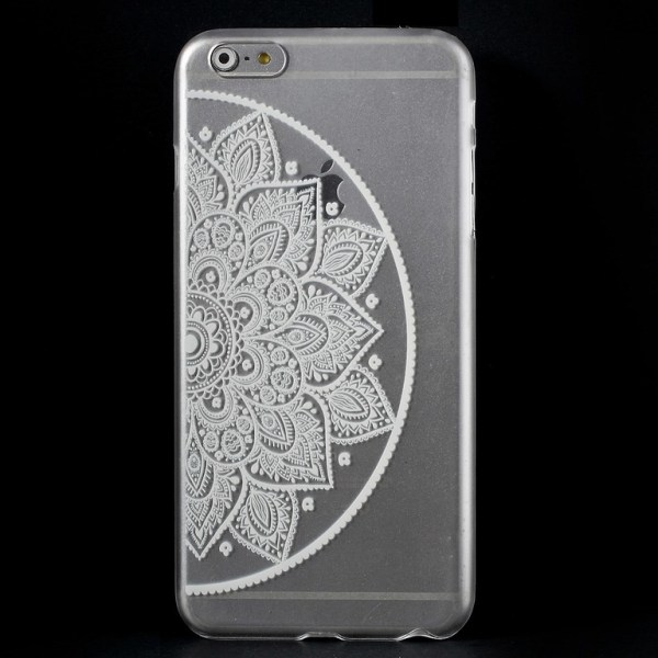 iPhone 6 Plus Skal Henna Flowers Transparent