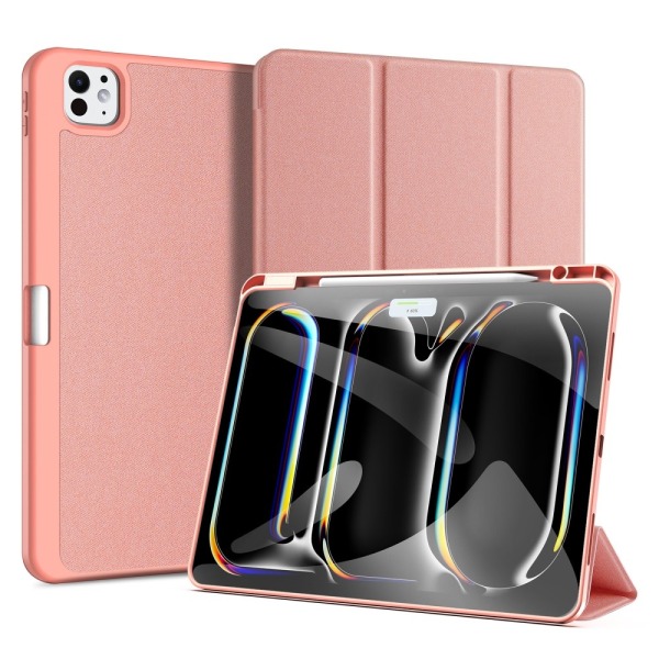 DUX DUCIS Domo iPad Pro 13 (2024) Kolminkertainen jalusta - Pink Pink