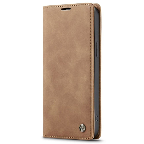 CASEME Plånboksfodral iPhone 14 Plus - LjusBrun Brun