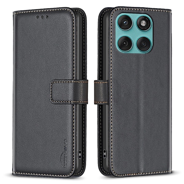 Støtsikkert mobildeksel for Motorola Edge 60 5G / 60 Fusion 5G kortholder svart Black