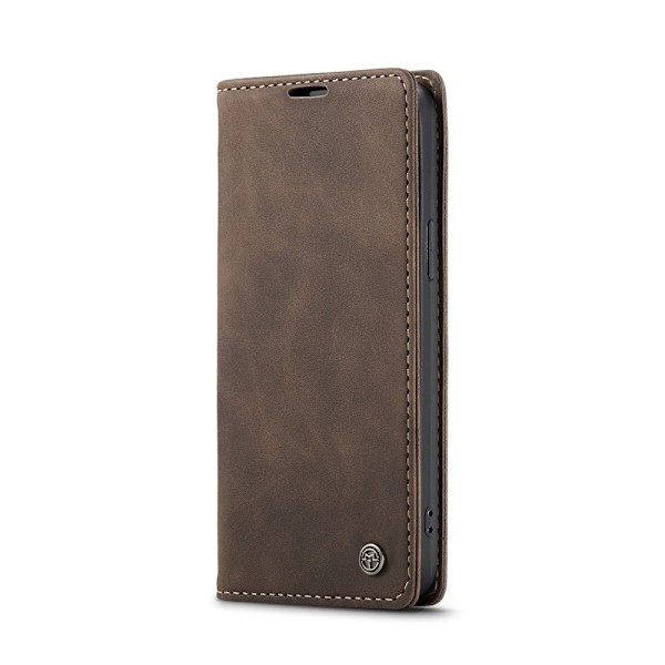 CASEME Retro tegnebog taske til iPhone 16 Pro Dark brown