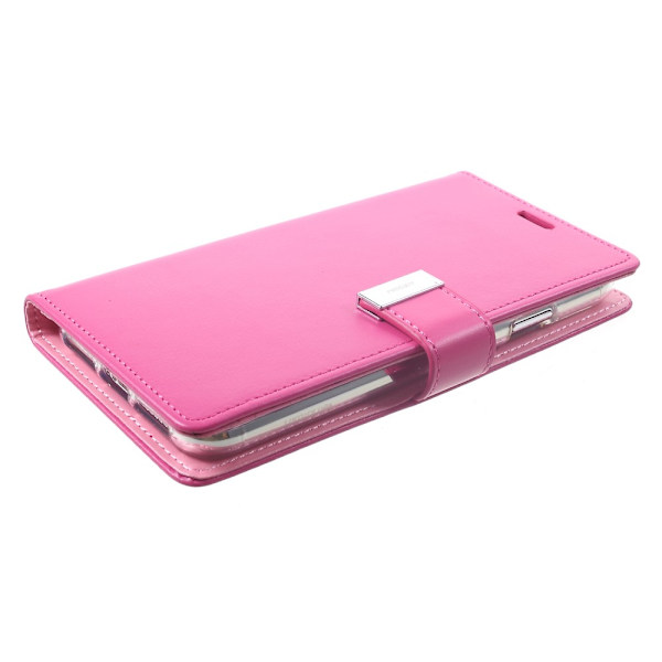 Mercury GOOSPERY Rich Diary til iPhone XS Max - Rosa