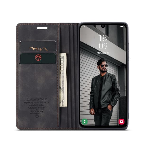 CASEME Retro Pung Taske til Samsung Galaxy A16 - Sort Black
