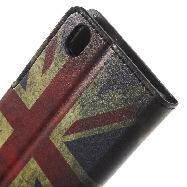 OnePlus X Plånboksfodral Retro UK Flag Svart