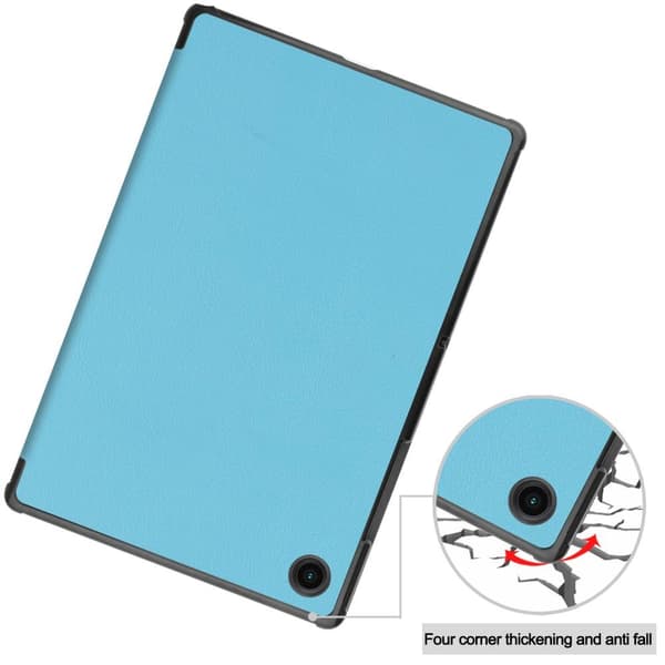 Tri-fold Stativveske for Samsung Galaxy Tab A8 10,5\" (2021) - Lyseblå Light blue