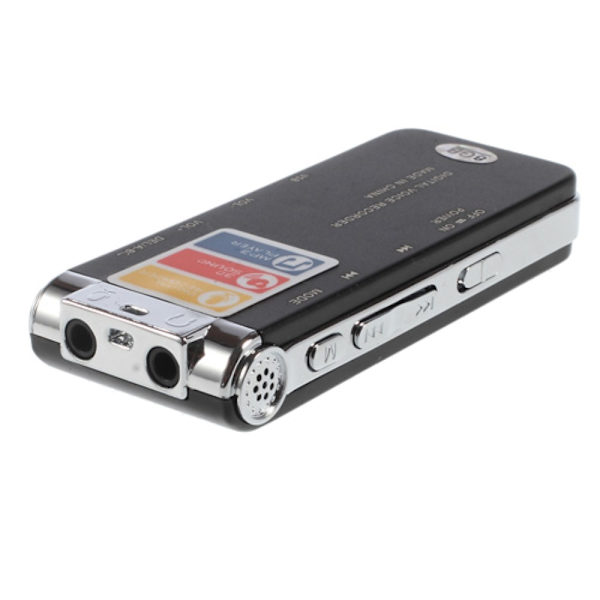 Digital stemmeopptaker SK - 012, 8 GB Black