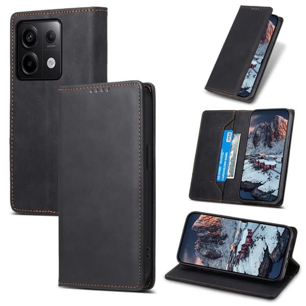 DF-05 For Xiaomi Redmi Note 13 Pro 5G Deksel Svart Black