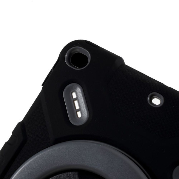 PEPKOO iPad 9.7 (2017/2018) / iPad Air Extreme Armor - Svart 360 graders svängbart stativ Svart