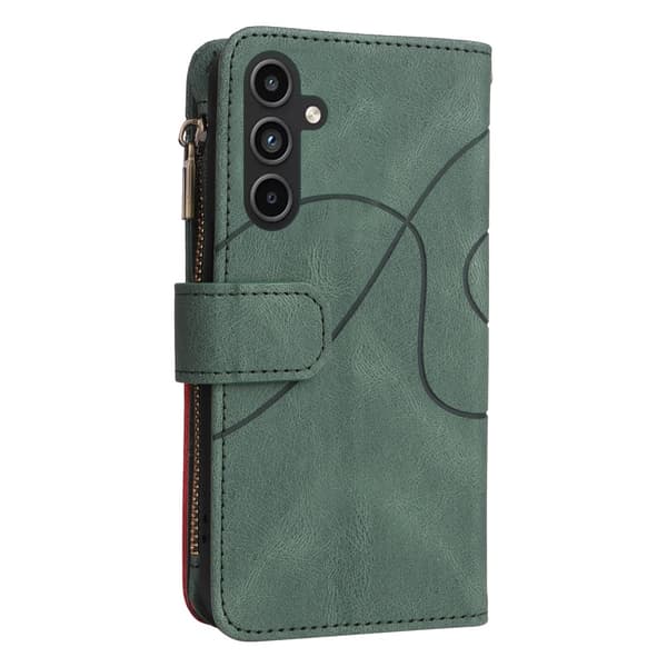 KT multifunktions - serie - 5 til Samsung Galaxy A15 telefonetui Green