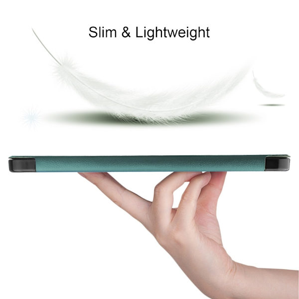 Till iPad Air 11 (2024) Slim fit tri-fold fodral Pennfack - Grön Grön