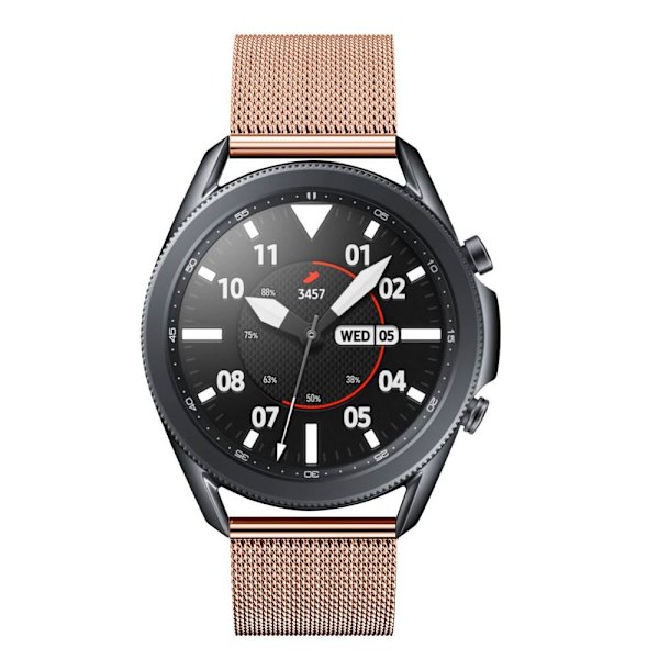 Rostfritt armband Samsung för Galaxy Watch3 45 mm Klockarmband Guld
