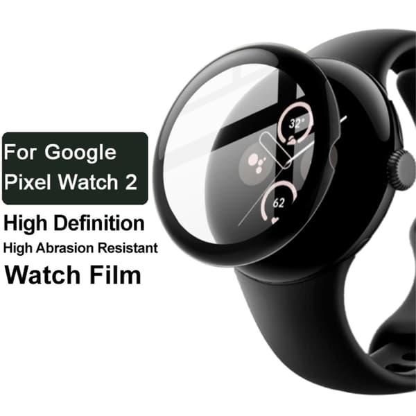 IMAK HD Se Film Kompatibel med Google Pixel Watch 2 Transparent