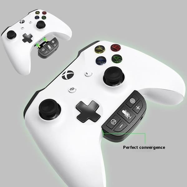 HS-XO221 for Xbox One Controller Audio Enhancer 3,5 mm stereo hodesett adapter Black