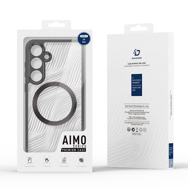 DUX DUCIS Aimo Series Slim Etui for Samsung Galaxy S24 TPU+PC Transparent