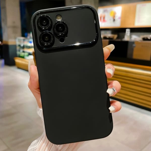 Slim - Fit TPU Telefondeksel til iPhone 15 Plus - deksel - Svart Black