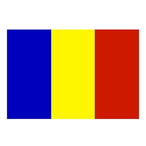 Romania Flagg 90x150 cm banner utendørs innendørs festdekorasjon Yellow
