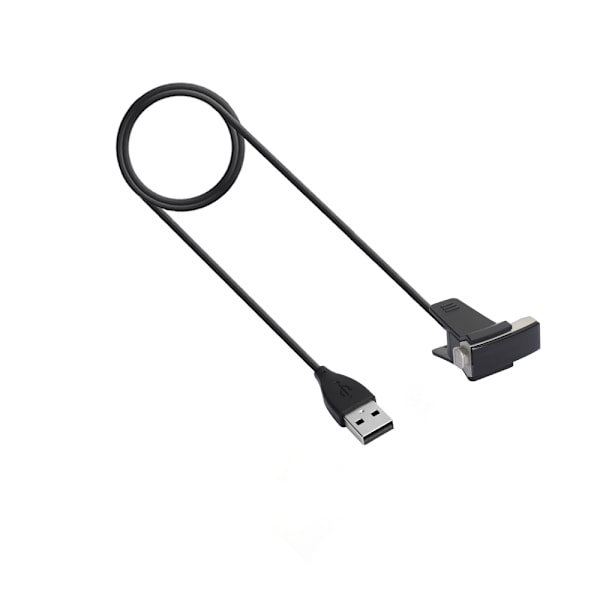 30cm udskiftning USB opladningskabel til Fitbit Alta - sort Black