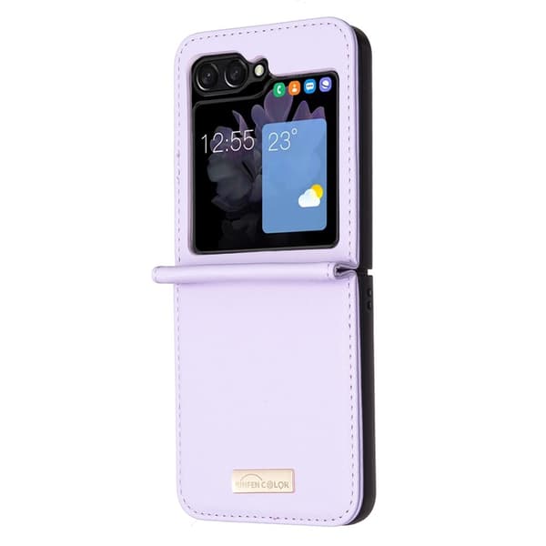 BINFEN COLOR Støtsikkert telefondeksel til Samsung Galaxy Z Flip8 Light purple