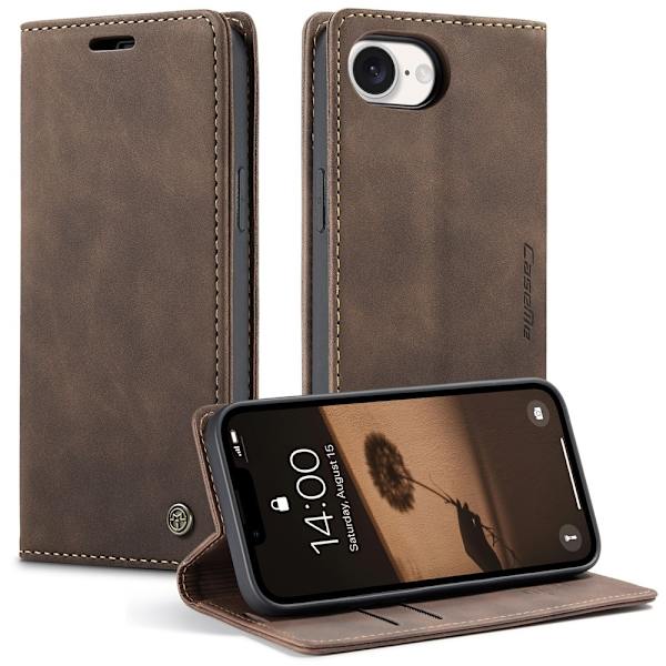 CASEME lompakkokotelo iPhone 17e / 16e Brown