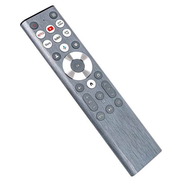 Fjärrkontroll Ersättning ERF6A80 För Hisense TV med röstfunktion grå