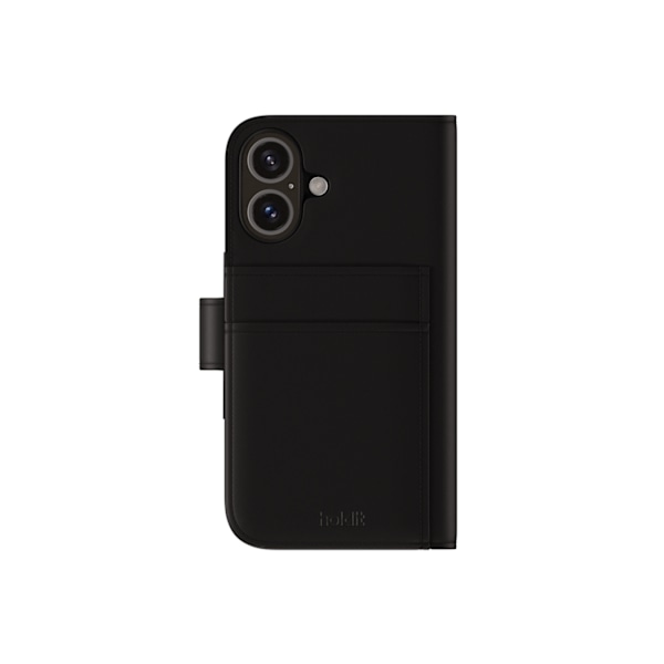 Holdit Cover Wallet Case Magnet Plus Black for iPhone 16 Black