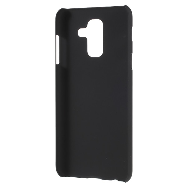 Til Samsung Galaxy S9 Plus Gummibelagt hård plastik taske - Sort Black