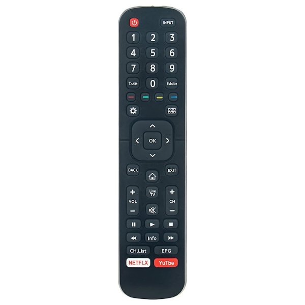 TV remote control Replacement for EN2B27V / EN2B27DF For Hisense TV Black