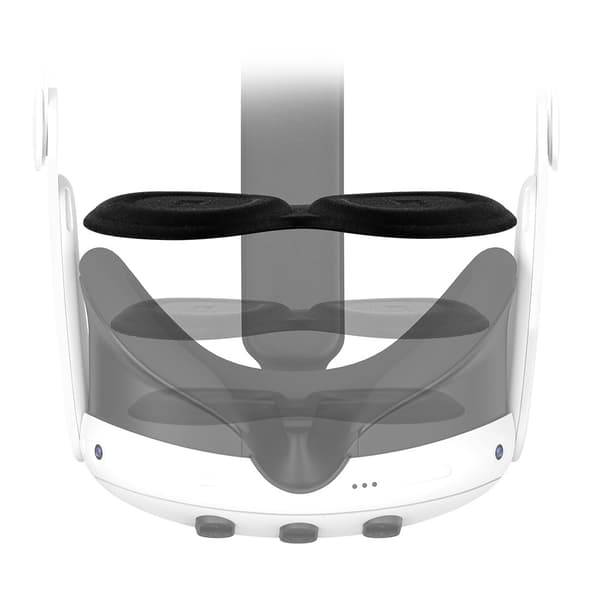 För Meta Quest 3 VR Headset Lins Skydd Dammtät Skyddsöverdrag Svart