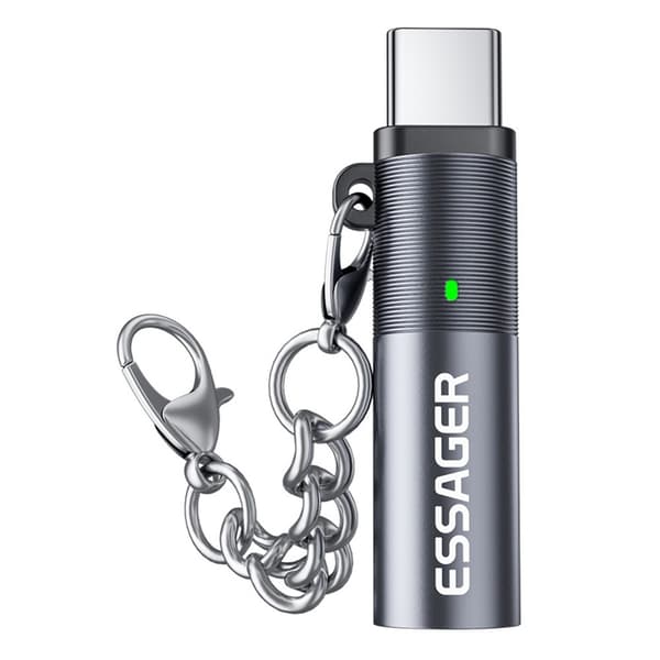ESSAGER USB-C sigarettenner automatisk avstengning Silver