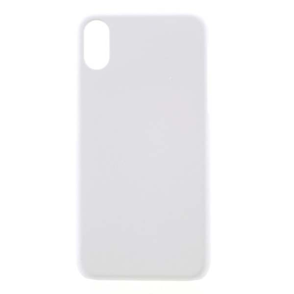 Gummibelagt plastik cover til iPhone X Cerise