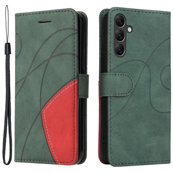 Til Samsung Galaxy A05s KT - serie - 1 dobbeltfarve Green
