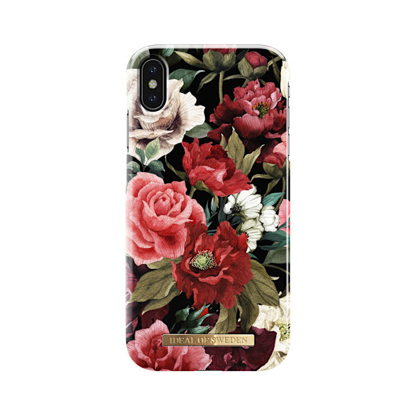 iDeal Of Sweden iPhone XS Max skal - ANTIQUE ROSES Svart