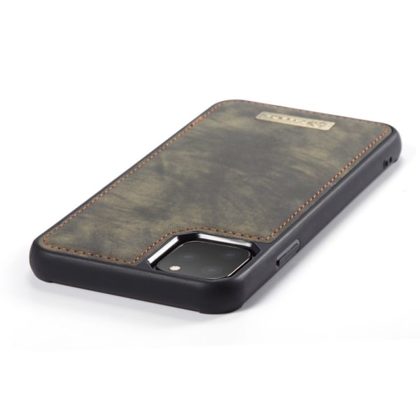 iPhone 11 Pro CASEME Split Læder Wallet Aftageligt telefoncover Grey