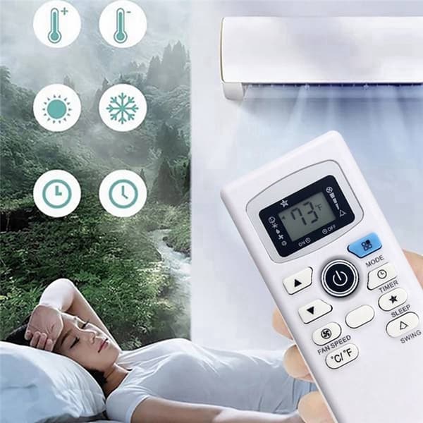 Fjärrkontroll Ersättning för UYKQ-44 för Soleus TCL Rcecaoshan Air Conditioner Vit