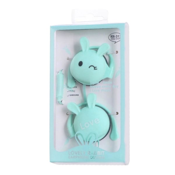 Rabbit Earbuds Over Ear -kuulokkeet Clip Langallinen 3,5 mm kuul Green