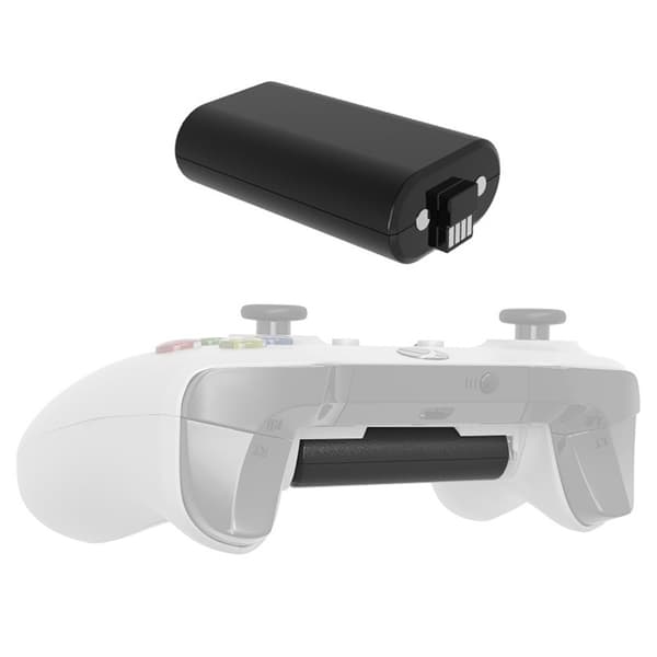 Batteripakke for Xbox One / One S Controller 1200mAh oppladbart batteri Black