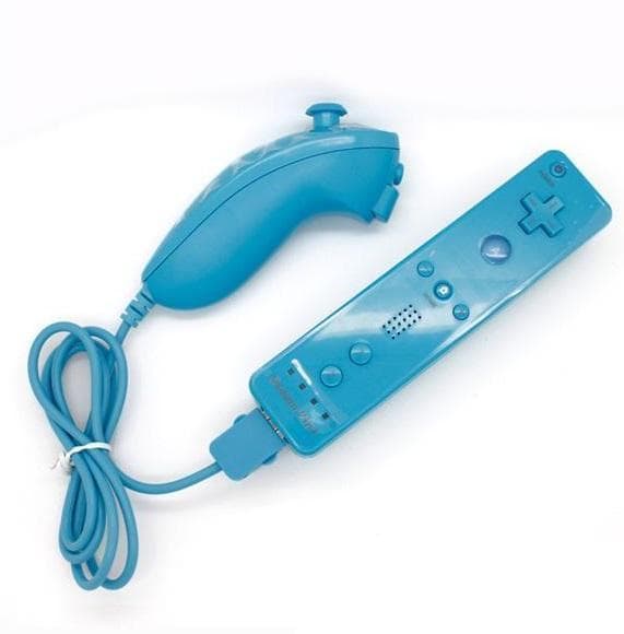 Yhteensopiva Wii & Wii U - ohjainsarjan Motion Plus Bulk Blue kanssa Blue
