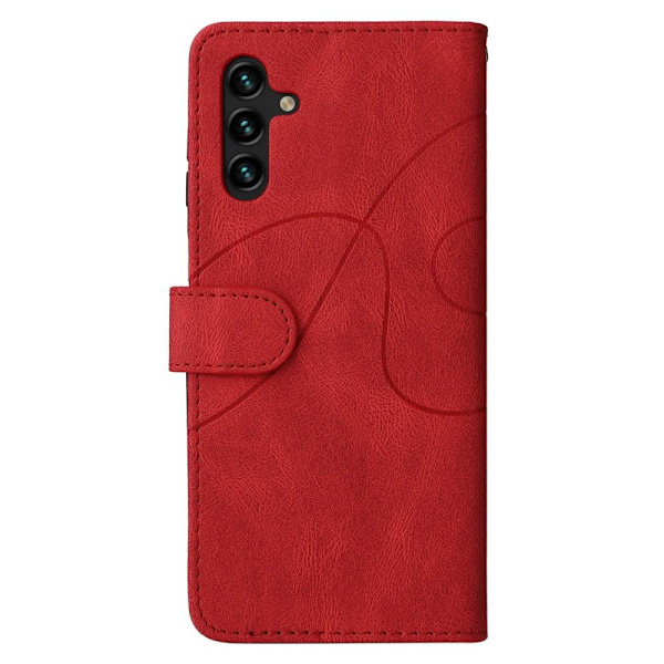 Samsung Galaxy A34 5G KT Series-1 lompakkopuhelinkotelolle - punainen/musta Red