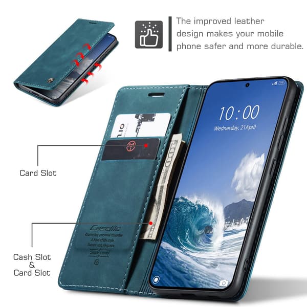 CASEME Plånboksfodral Xiaomi 15T - Blå Blå