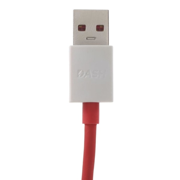 1m Dash Charge USB Type-C Data Sync -latauskaapeli OnePlus 5 3: lle Red
