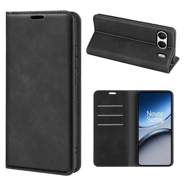 OnePlus Nord 4 Case Wallet - kotelolle Shell Phone Case - lompakko - musta Black