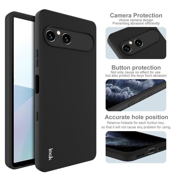 IMAK mobildeksel for Sony Xperia 10 VII Black