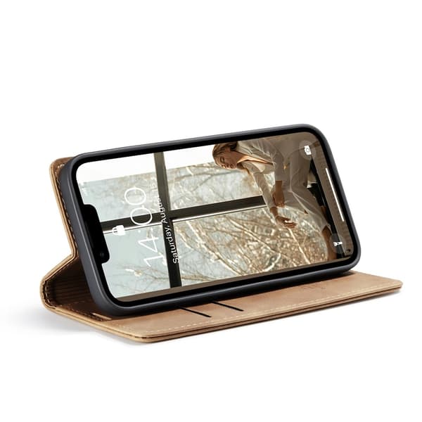 CASEME pungetui til iPhone 17e / 16e Brown