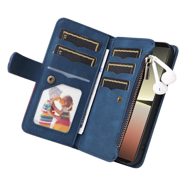 KT Multi - function Series - 5 For Sony Xperia 5 IV Phone Case - Blue Blue